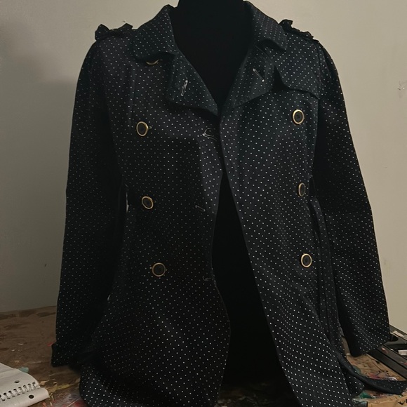 kids button up belted rain coat - Picture 1 of 2